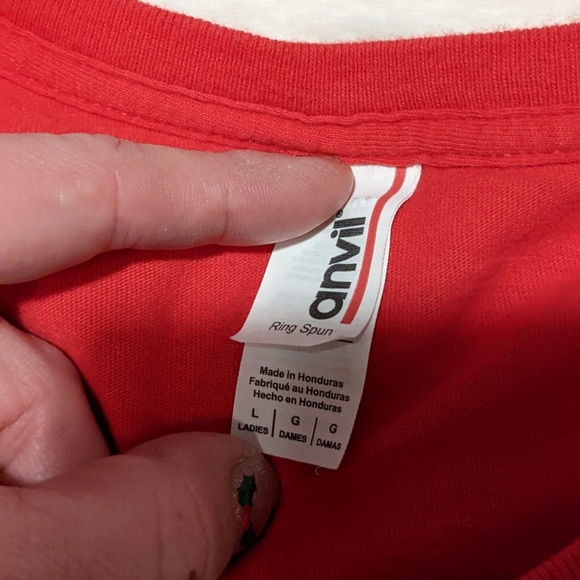 Santa! "Dabbing Around the Christmas Tree" Red T-shirt, Youth Large 12/14 - Picture 2 of 2